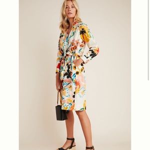 NWT Anthropologie Poplin Shirt Dress, XS Petite